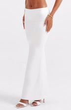 Astrid Maxi Skirt - White - Napalia