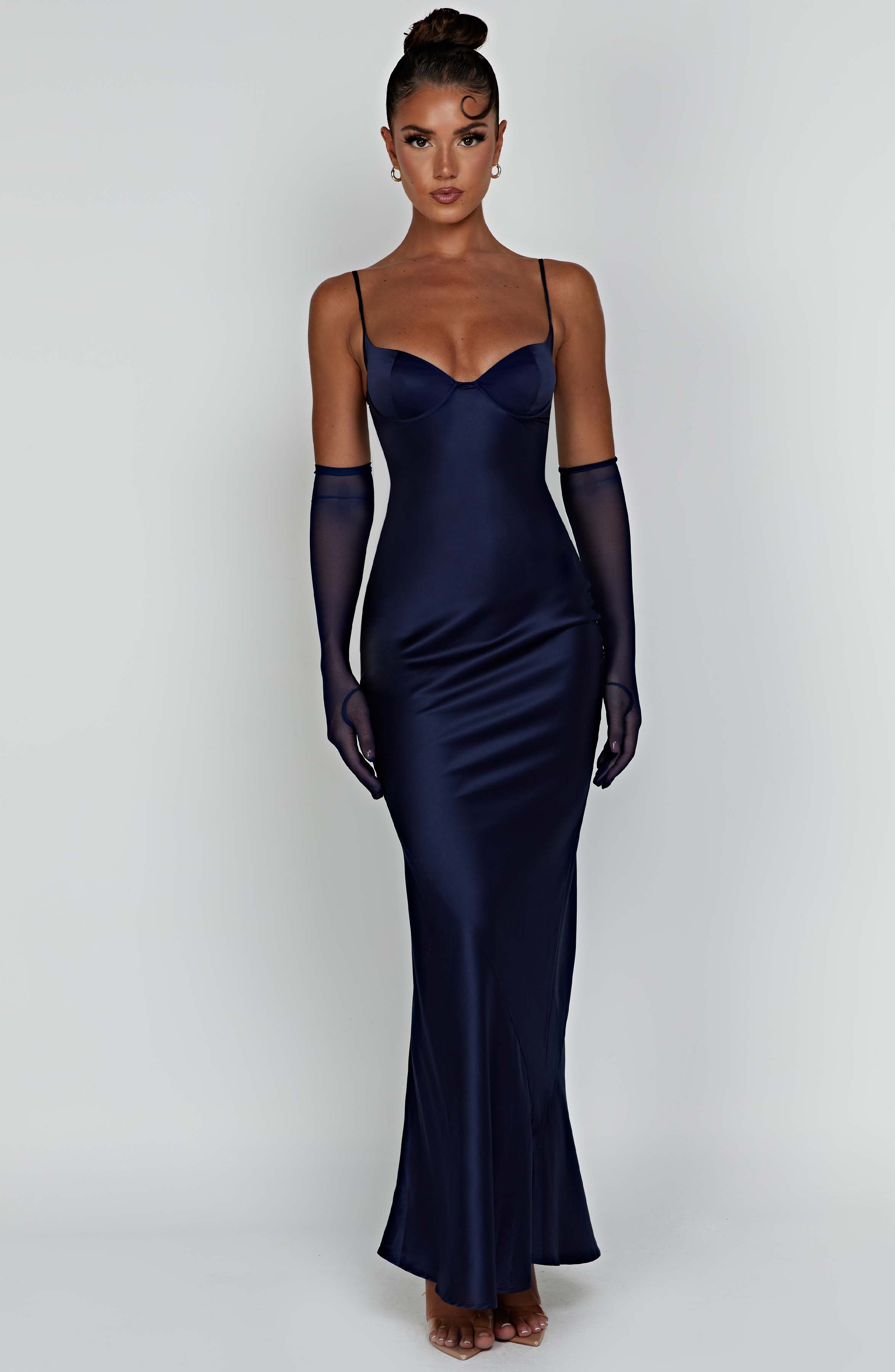 Athena Maxi Dress - Navy - Napalia