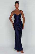 Athena Maxi Dress - Navy - Napalia