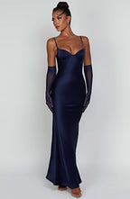 Athena Maxi Dress - Navy - Napalia
