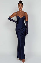 Athena Maxi Dress - Navy - Napalia