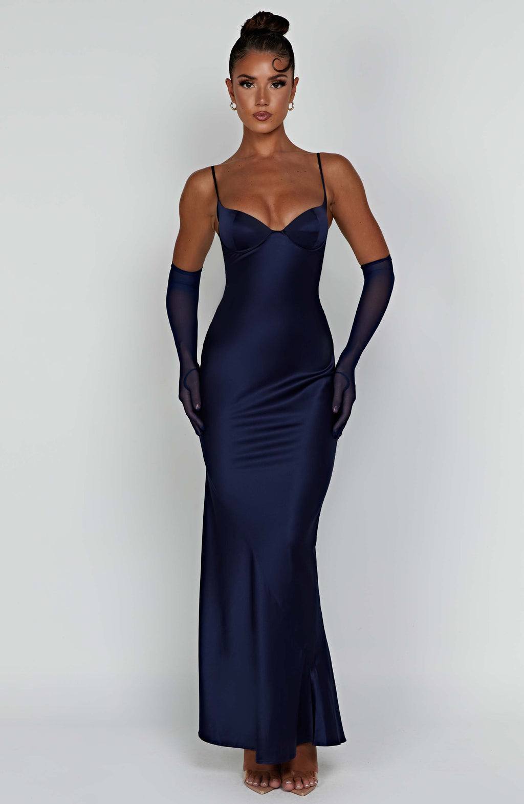 Athena Maxi Dress - Navy - Napalia