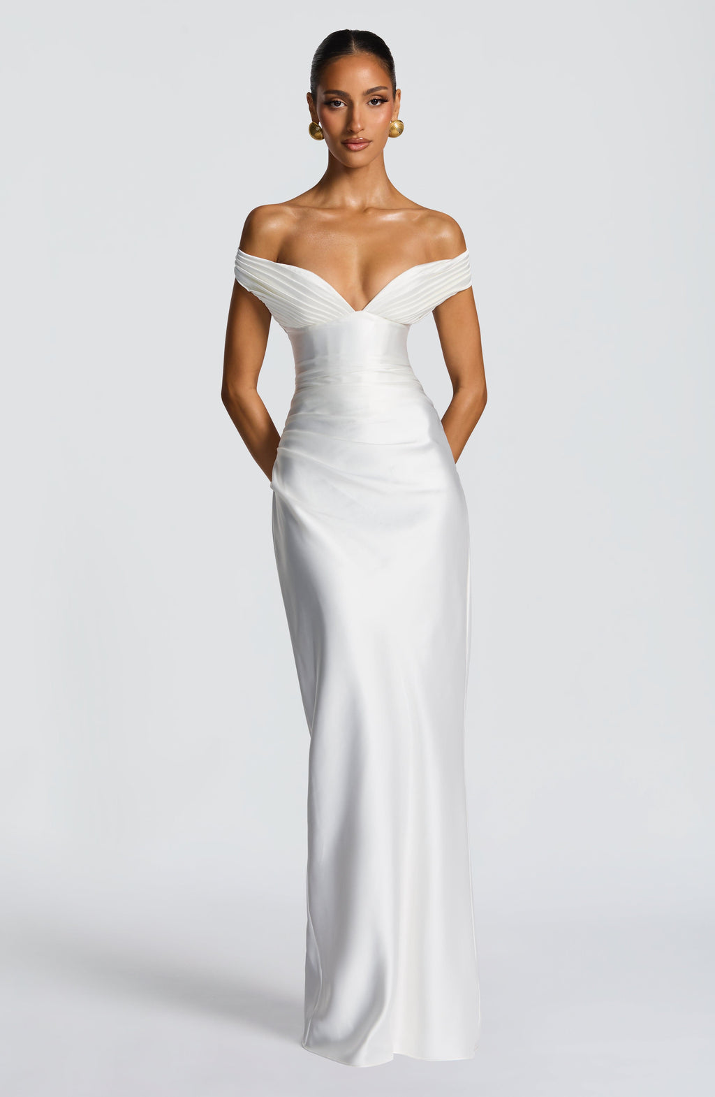 Aurelia Maxi Dress - Ivory - Napalia