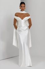 Aurelia Maxi Dress - Ivory - Napalia