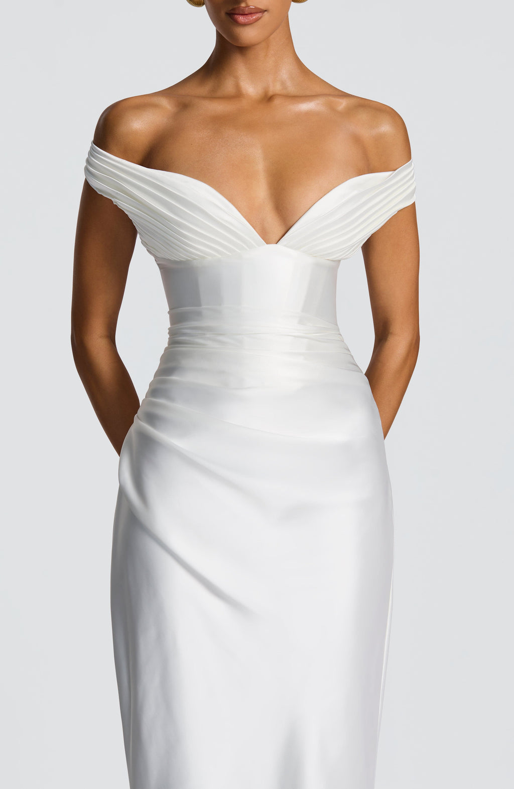 Aurelia Maxi Dress - Ivory - Napalia