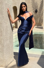 Aurelia Maxi Dress - Navy - Napalia