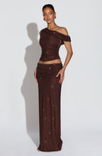 Aveda Top - Plum Brown - Napalia