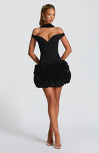 Aveta Mini Dress - Black - Napalia
