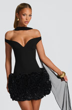 Aveta Mini Dress - Black - Napalia
