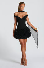 Aveta Mini Dress - Black - Napalia