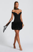 Aveta Mini Dress - Black - Napalia