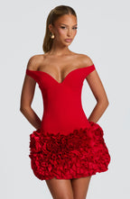 Aveta Mini Dress - Red - Napalia