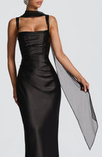 Ayla Scarf - Black - Napalia