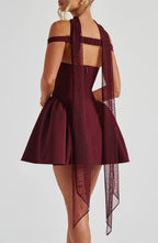 Ayla Scarf - Cherry Lacquer - Napalia