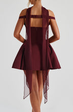 Ayla Scarf - Cherry Lacquer - Napalia