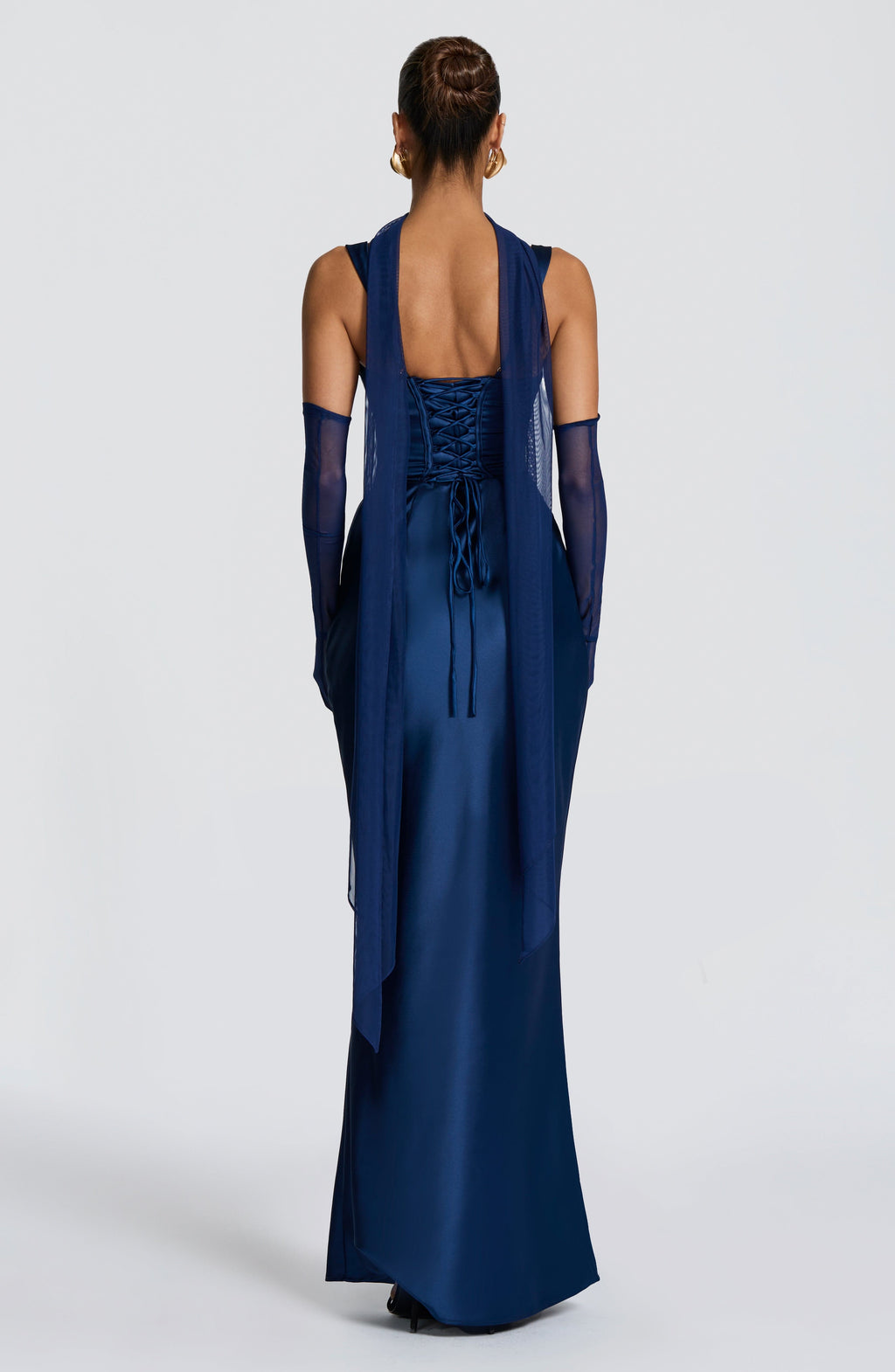 Ayla Scarf - Navy - Napalia