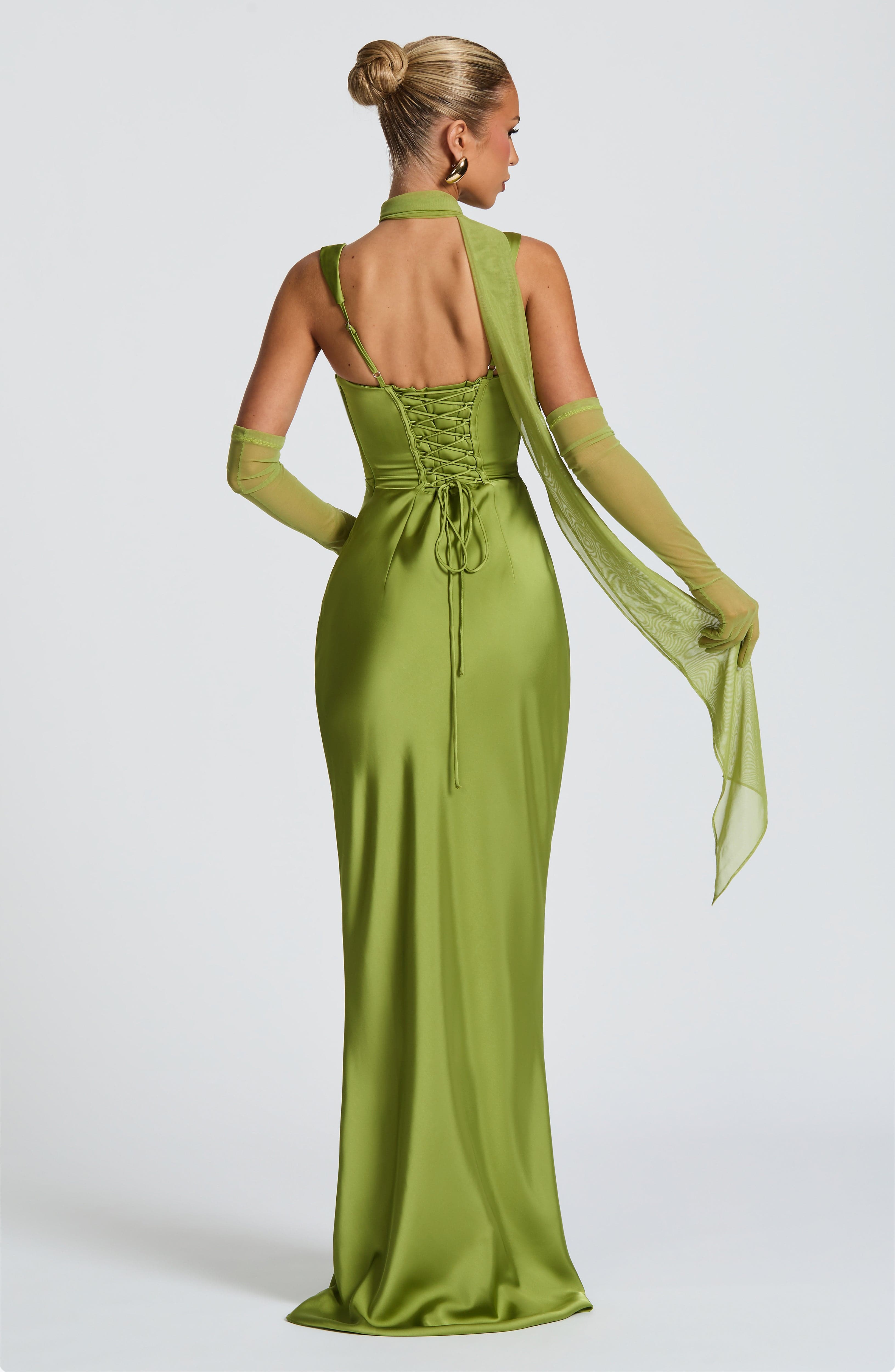 Ayla Scarf - Olive - Napalia