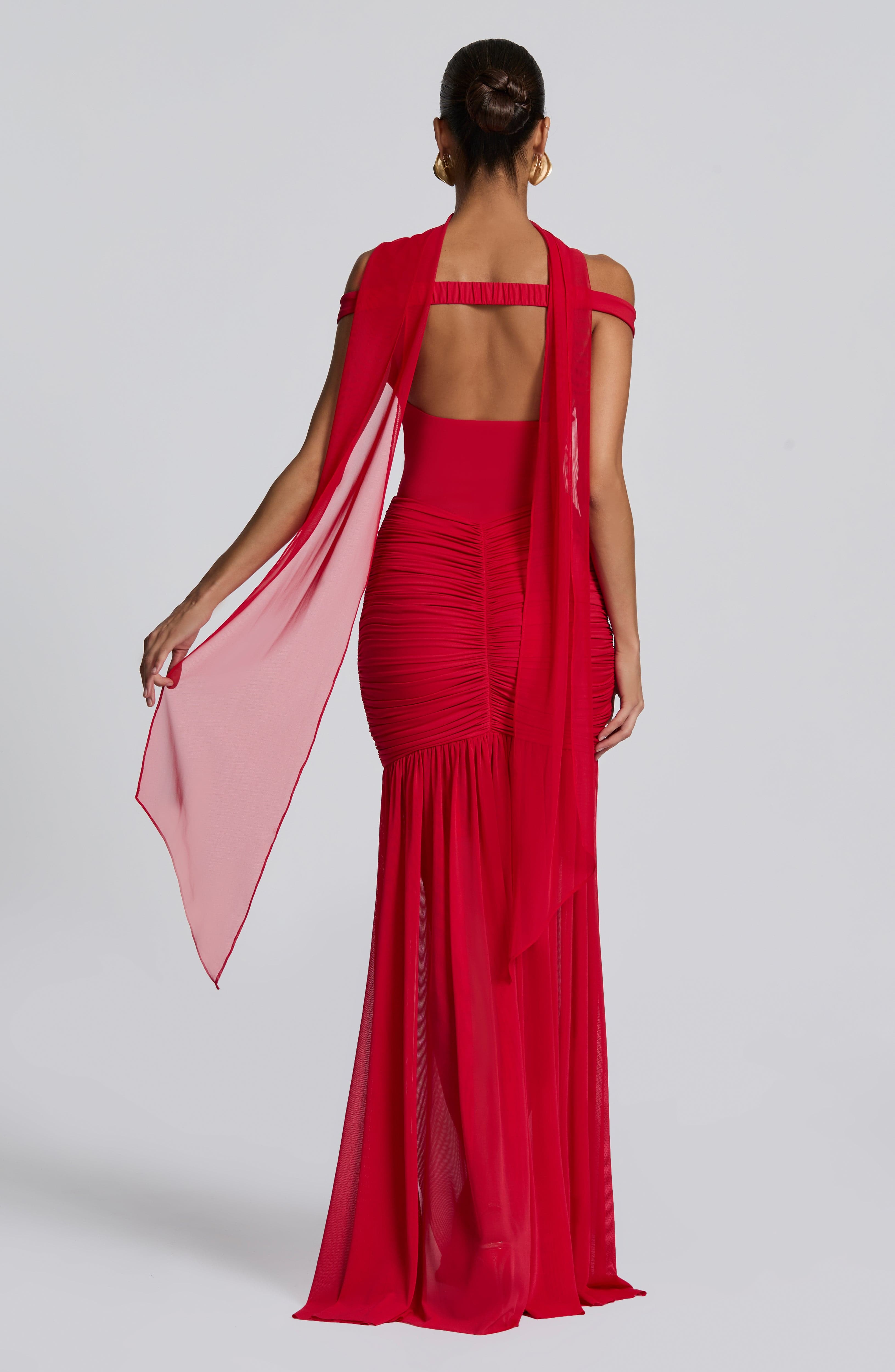 Ayla Scarf - Red - Napalia