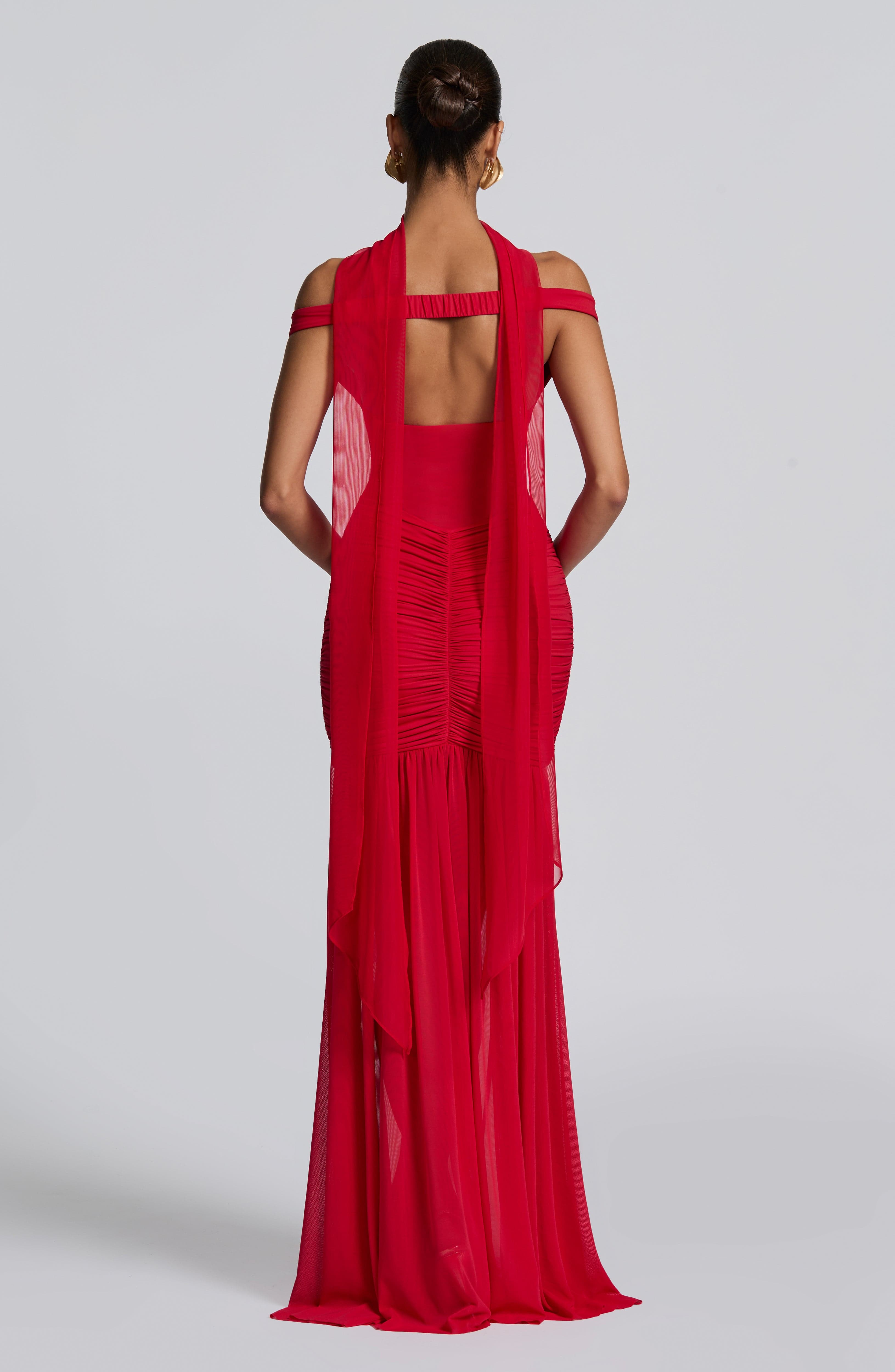 Ayla Scarf - Red - Napalia
