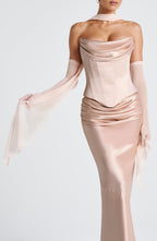 Ayla Scarf - Soft Peach - Napalia
