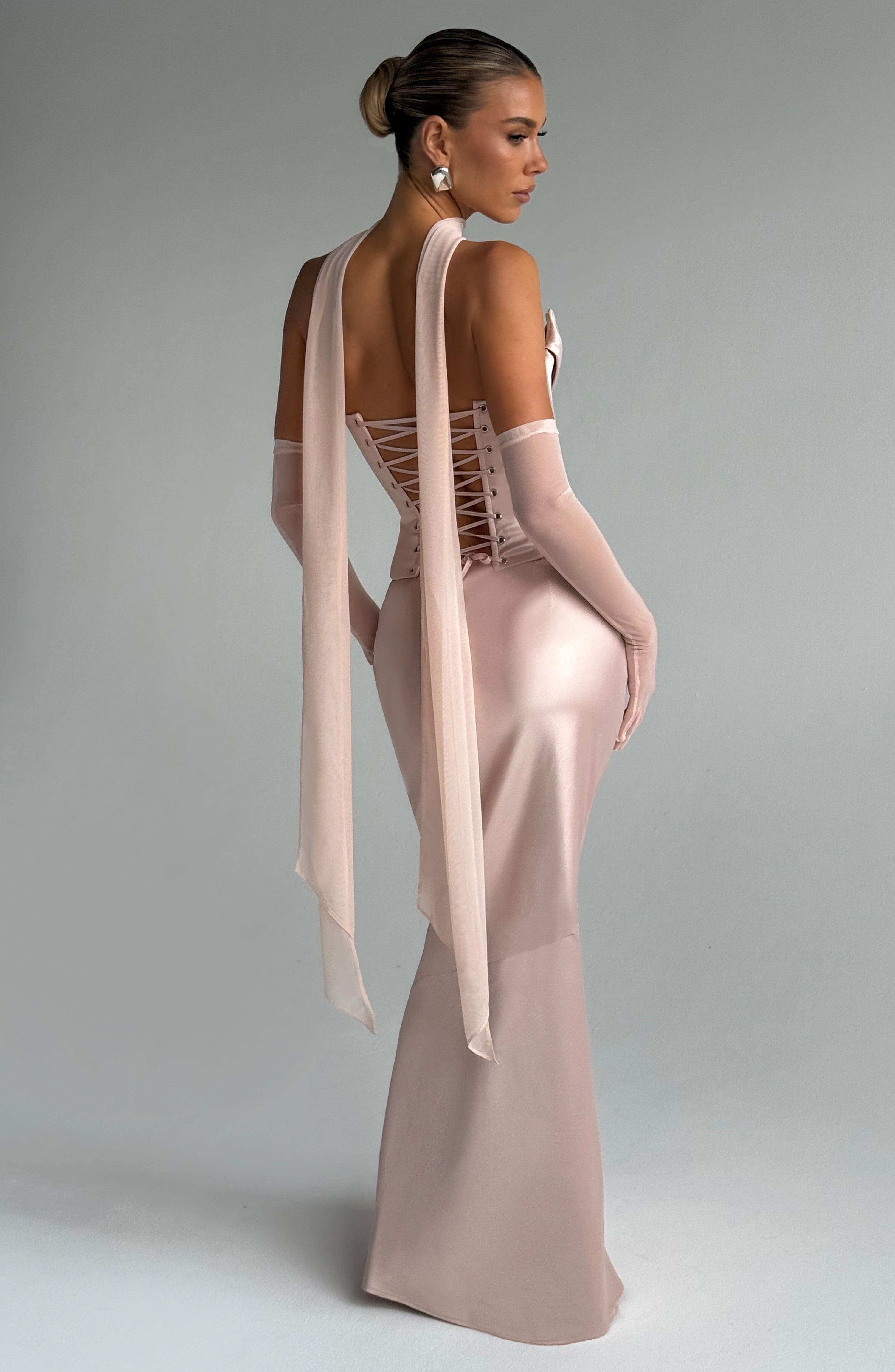 Ayla Scarf - Soft Peach - Napalia