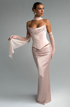 Ayla Scarf - Soft Peach - Napalia