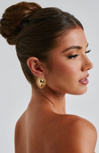 Azra Earrings - Gold - Napalia