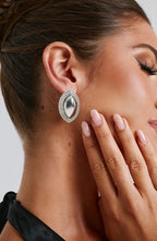 Azra Earrings - Silver - Napalia