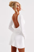 Bambi Mini Dress - Ivory - Napalia