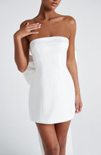 Barbara Mini Dress - Ivory - Napalia