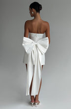 Barbara Mini Dress - Ivory - Napalia