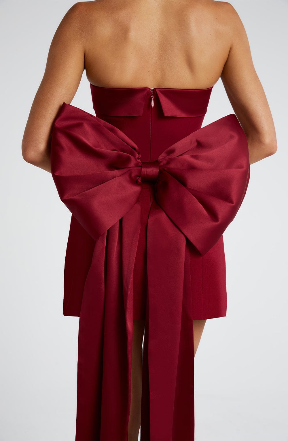 Barbara Mini Dress - Wine - Napalia