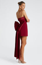 Barbara Mini Dress - Wine - Napalia
