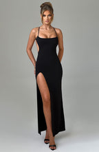 Beatrix Maxi Dress - Black - Napalia