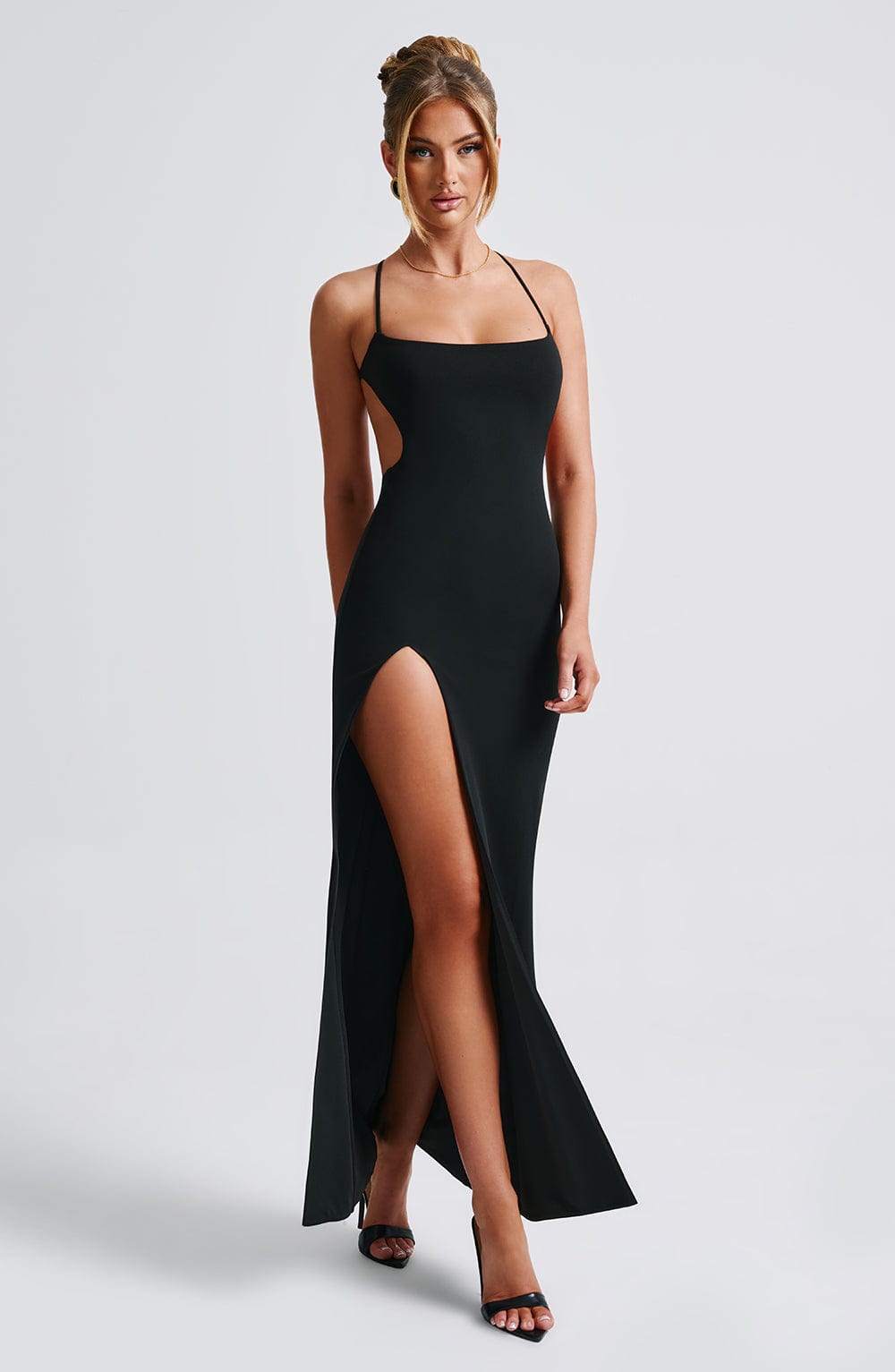 Beatrix Maxi Dress - Black - Napalia