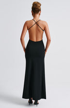 Beatrix Maxi Dress - Black - Napalia