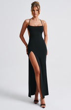 Beatrix Maxi Dress - Black - Napalia