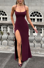 Beatrix Maxi Dress - Cherry Lacquer - Napalia