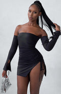 Becca Mini Dress - Black - Napalia