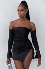 Becca Mini Dress - Black - Napalia