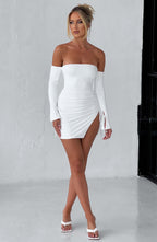 Becca Mini Dress - White - Napalia