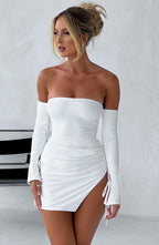 Becca Mini Dress - White - Napalia