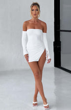 Becca Mini Dress - White - Napalia