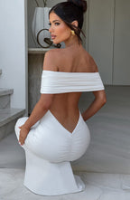 Belinda Maxi Dress - White - Napalia