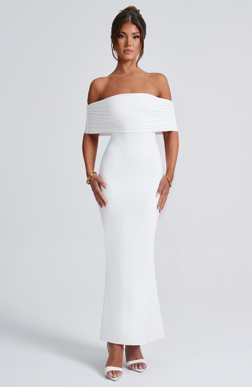 Belinda Maxi Dress - White - Napalia