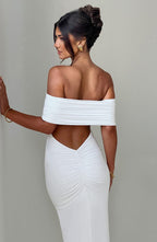 Belinda Maxi Dress - White - Napalia