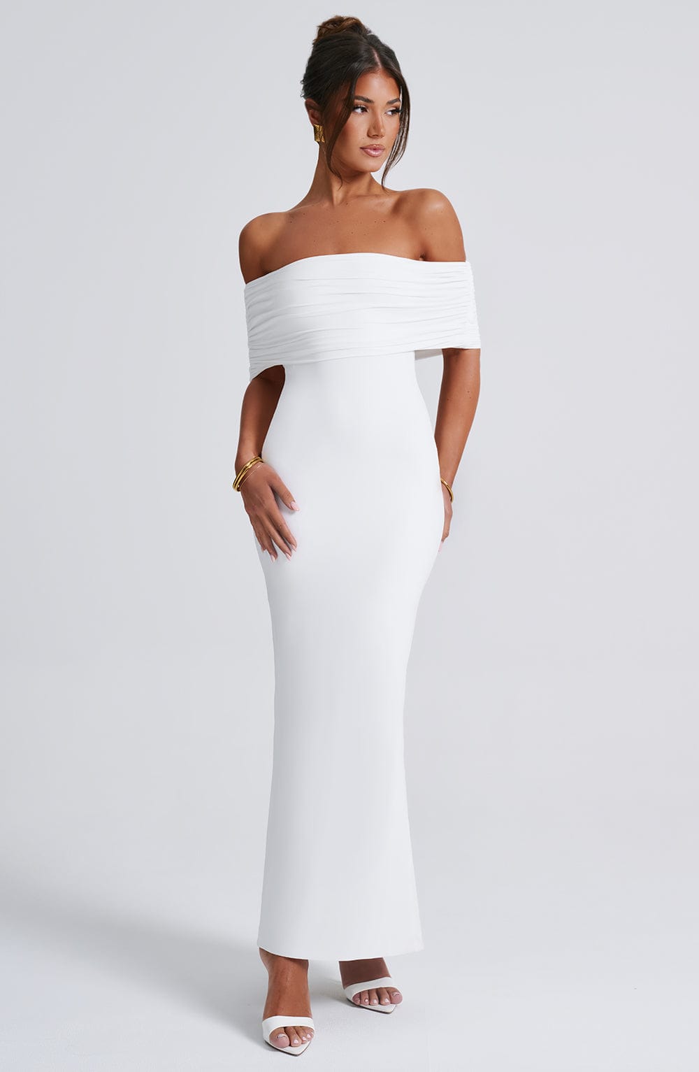 Belinda Maxi Dress - White - Napalia