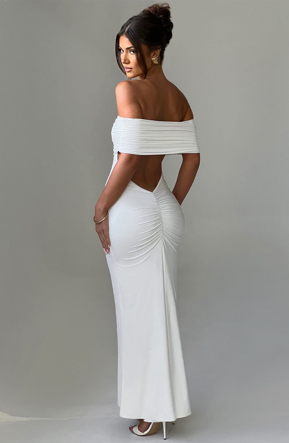 Belinda Maxi Dress - White - Napalia