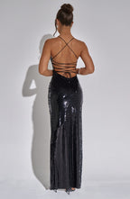 Bells Maxi Dress - Black - Napalia