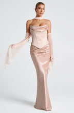 Bernadette Maxi Skirt - Soft Peach - Napalia